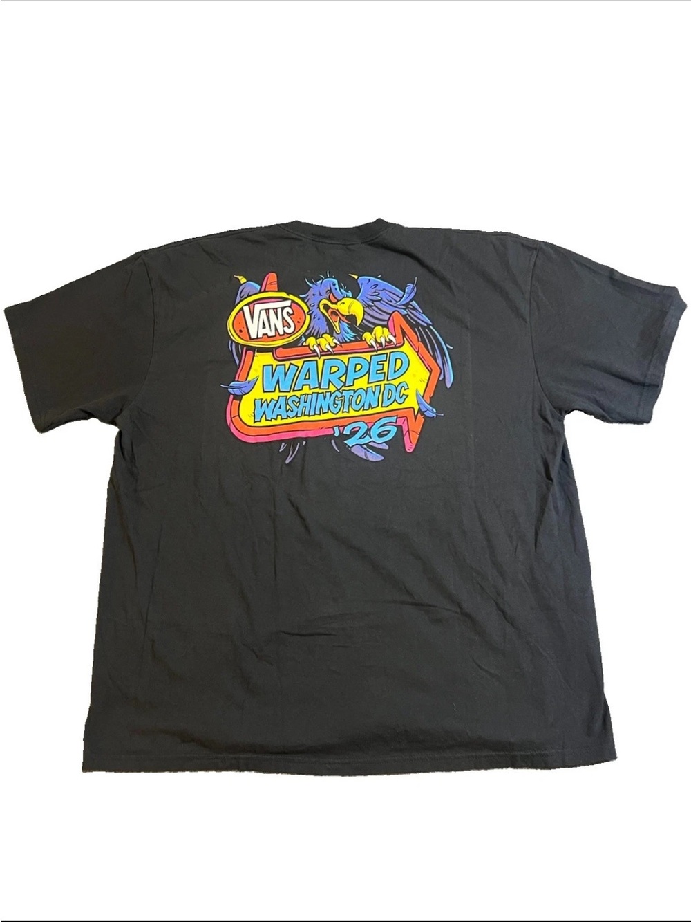 Vans Warped Tour Washington DC ‘26 3XL Punk Skatecore Street wear Punk-pop